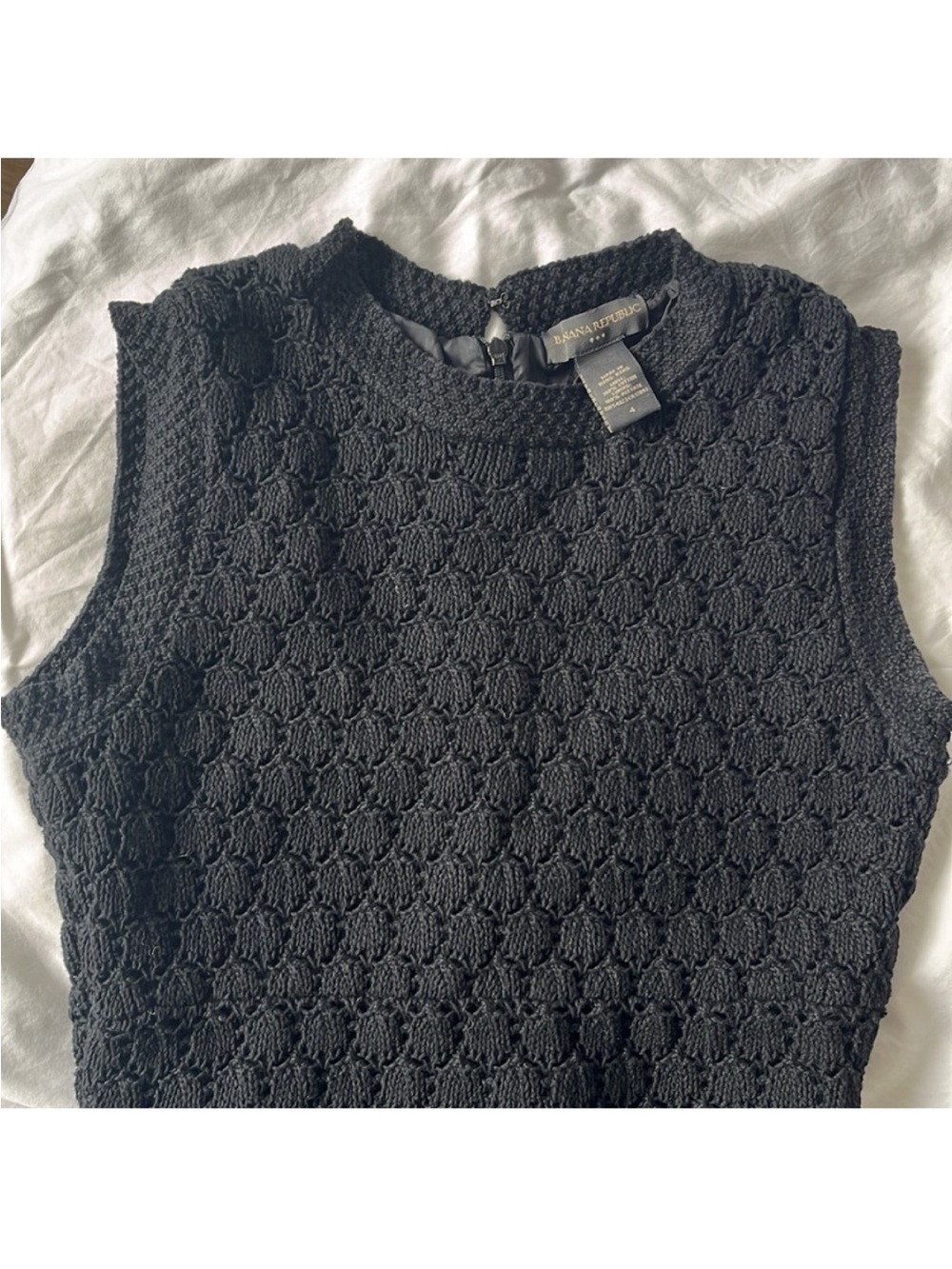 Banana Republic Lined Crochet Dress Size 4